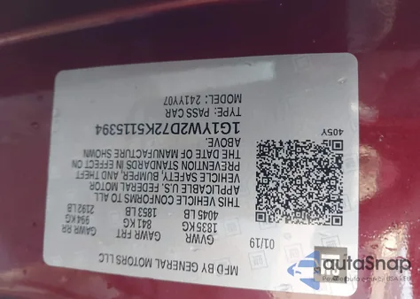 2019 Chevrolet Corvette Grand Sport from USA, damaged, VIN 1G1YW2D72K5115394